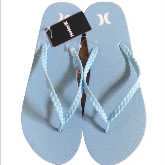HURLEY➕Twisted Braid Flip Flops NWT - Picture 2 of 7